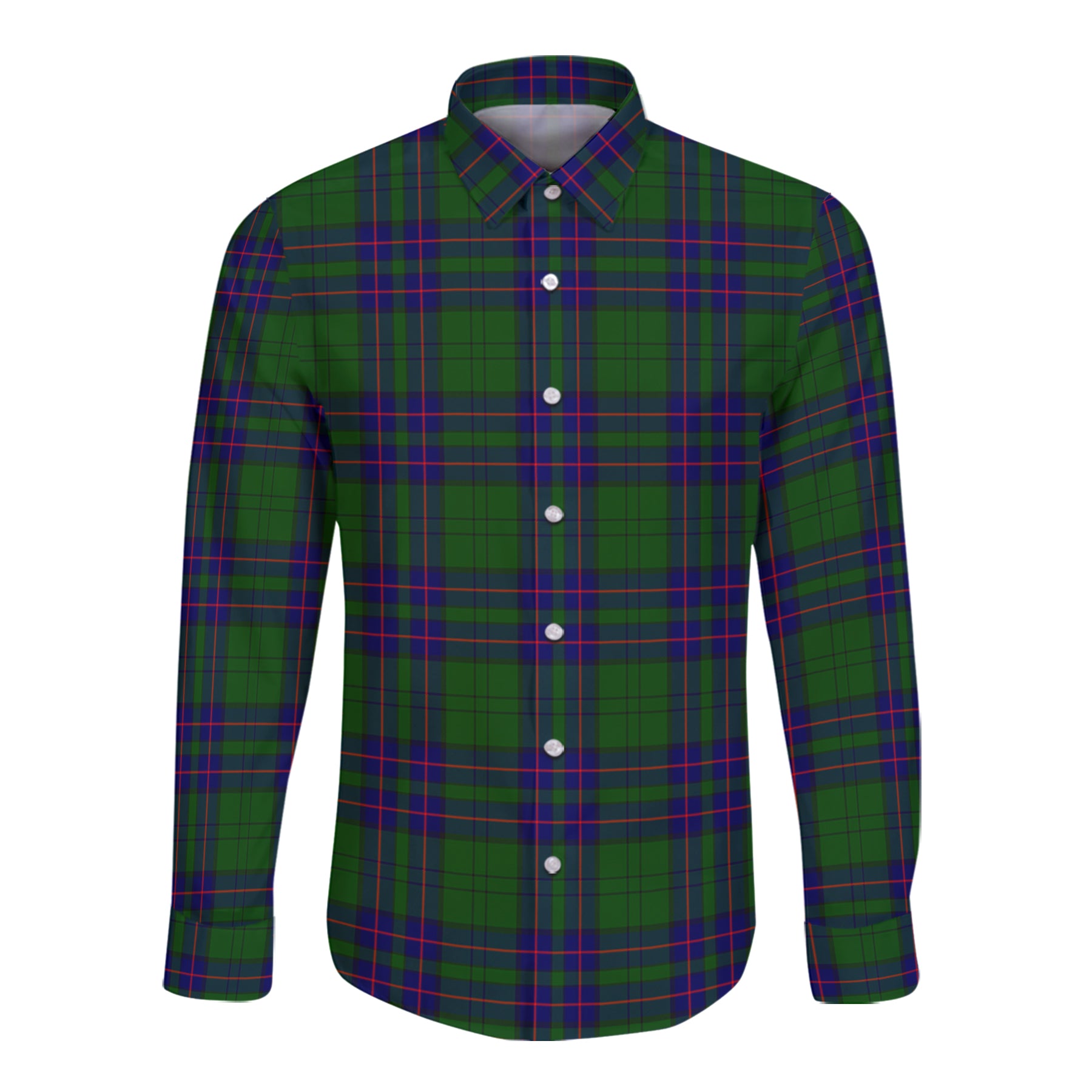 Lockhart Modern Tartan Long Sleeve Button Up Shirt K23