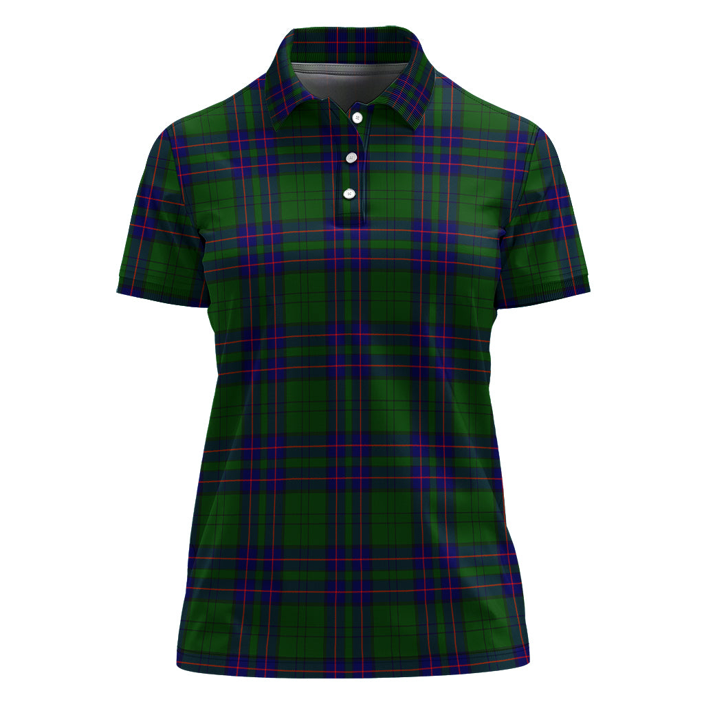 lockhart-modern-scottish-tartan-golf-polo-for-women-tartan-womens-polo-shirts