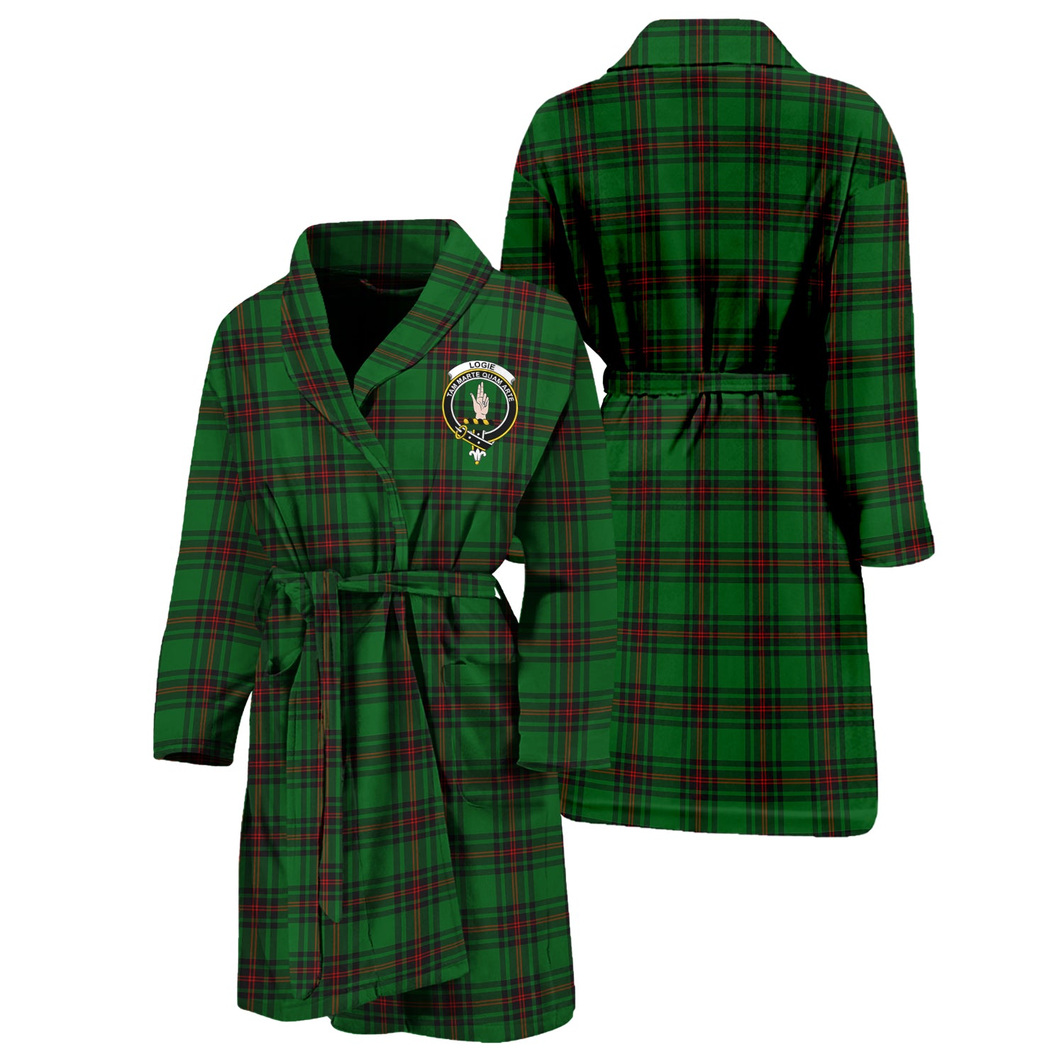logie-family-crest-tartan-bathrobe-tartan-robe-for-men-and-women