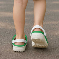 Lombardy Italy Clogs Shoes Flag Color Inspiration - Wonder Print Shop