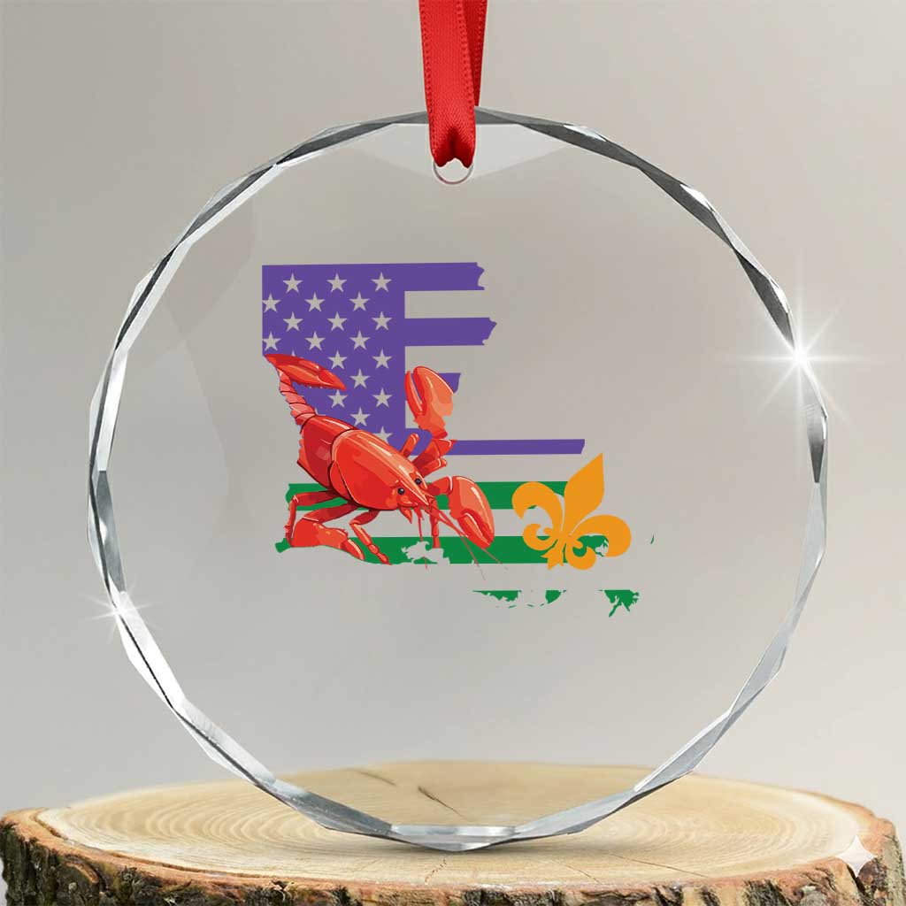Louisiana Crystal Glass Ornament Louisiana New Orleans Party Custume Beads - Wonder Print Shop