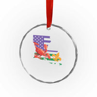 Louisiana Crystal Glass Ornament Louisiana New Orleans Party Custume Beads - Wonder Print Shop