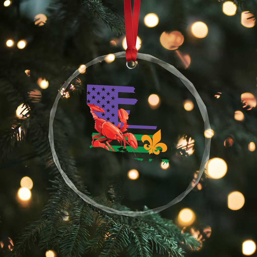 Louisiana Crystal Glass Ornament Louisiana New Orleans Party Custume Beads - Wonder Print Shop