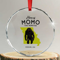 Louisiana Missouri Cryptid Lover Crystal Glass Ornament Home Of Momo The Monster