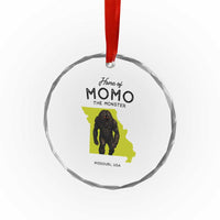 Louisiana Missouri Cryptid Lover Crystal Glass Ornament Home Of Momo The Monster