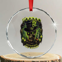 Louisiana Voodoo Skull Crystal Glass Ornament Party In The Spirit New Orleans Creepy Occult Lover