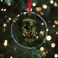 Louisiana Voodoo Skull Crystal Glass Ornament Party In The Spirit New Orleans Creepy Occult Lover