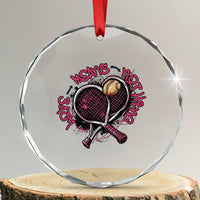 Love Means Nothing Crystal Glass Ornament Tennis Lovers - Wonder Print Shop