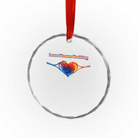 Love Means Nothing Crystal Glass Ornament Valentines Day Gift - Wonder Print Shop