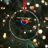 Love Means Nothing Crystal Glass Ornament Valentines Day Gift - Wonder Print Shop