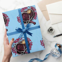 Love Means Nothing Wrapping Paper Roll Tennis Lovers - Wonder Print Shop