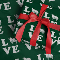 Love Pomeranian Wrapping Paper Roll Cute Pom Dog Lover Gift