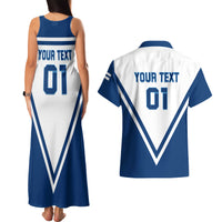 Finland Hockey 2024 Couples Matching Tank Maxi Dress and Hawaiian Shirt Come on Leijonat - Wonder Print Shop