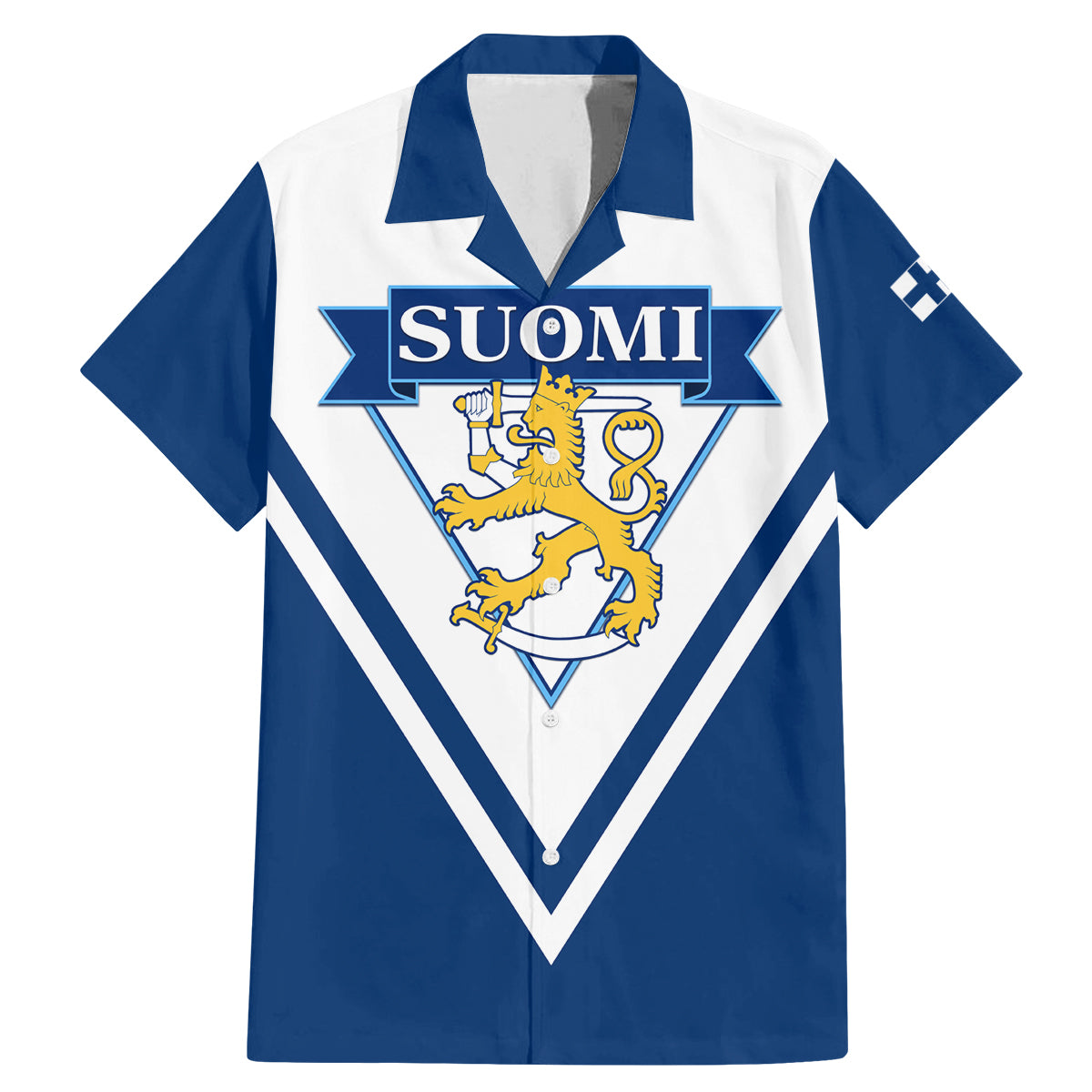 Finland Hockey 2024 Family Matching Mermaid Dress and Hawaiian Shirt Come on Leijonat - Wonder Print Shop