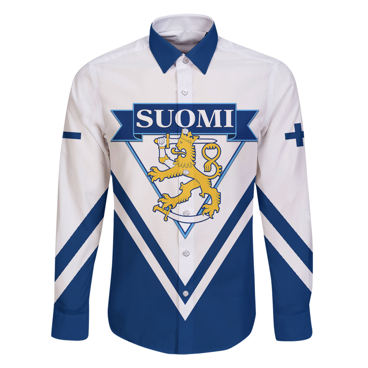 Finland Hockey 2024 Family Matching Off Shoulder Maxi Dress and Hawaiian Shirt Come on Leijonat - Wonder Print Shop