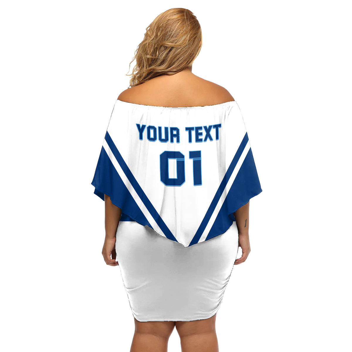 Finland Hockey 2024 Off Shoulder Short Dress Come on Leijonat - Wonder Print Shop