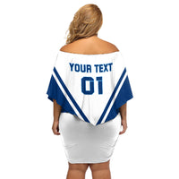 Finland Hockey 2024 Off Shoulder Short Dress Come on Leijonat - Wonder Print Shop