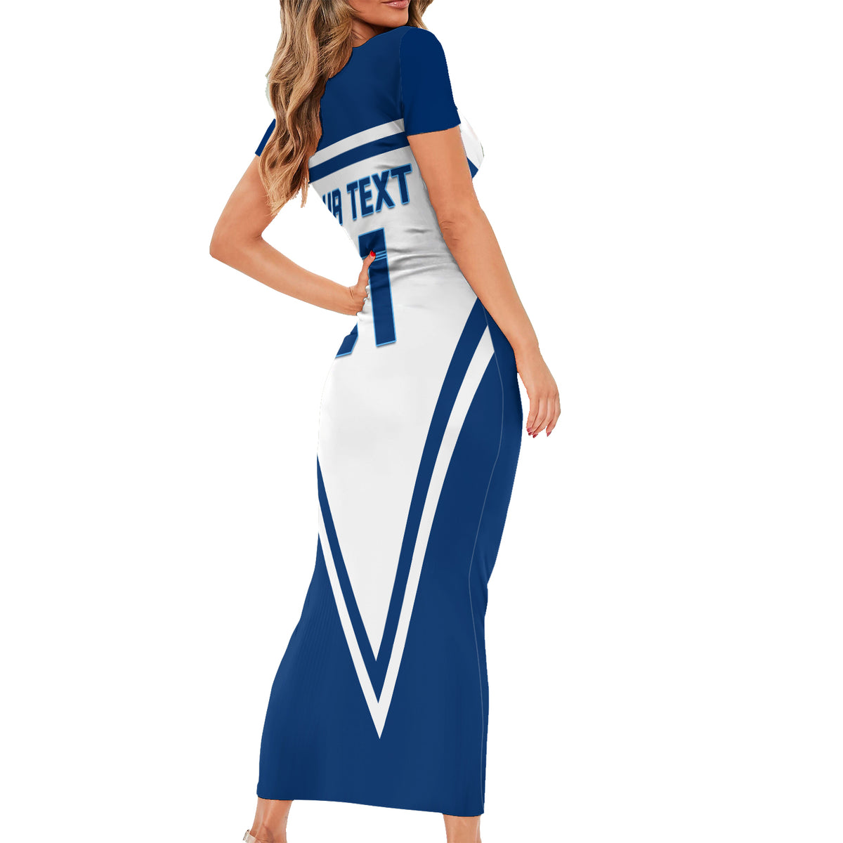 Finland Hockey 2024 Short Sleeve Bodycon Dress Come on Leijonat - Wonder Print Shop