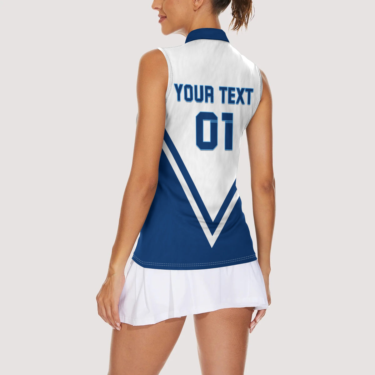 Finland Hockey 2024 Women Sleeveless Polo Shirt Come on Leijonat - Wonder Print Shop