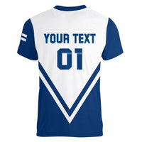 Finland Hockey 2024 Women V-Neck T-Shirt Come on Leijonat - Wonder Print Shop