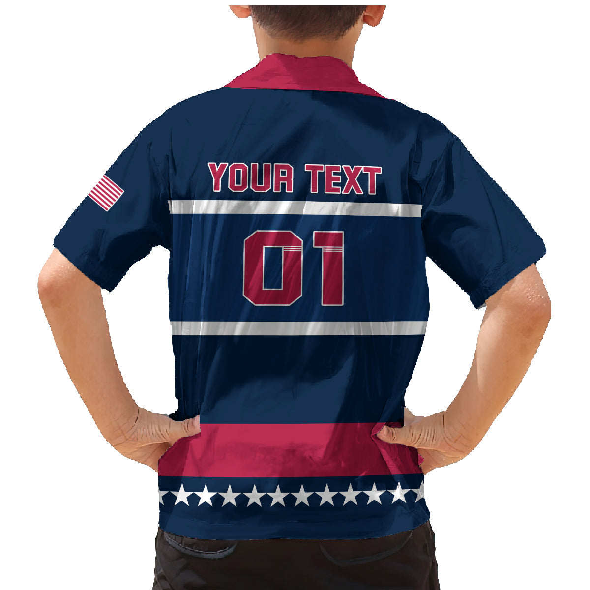 USA Hockey 2024 Family Matching Mermaid Dress and Hawaiian Shirt Go Team USA - Wonder Print Shop