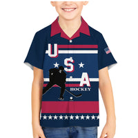 USA Hockey 2024 Family Matching Mermaid Dress and Hawaiian Shirt Go Team USA - Wonder Print Shop