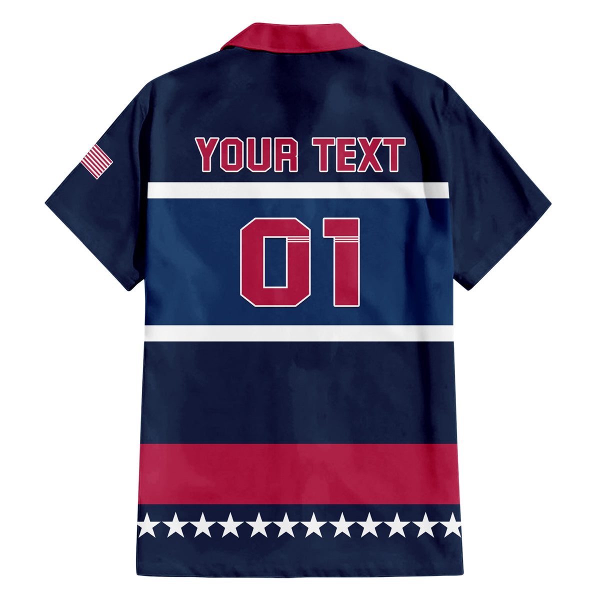 USA Hockey 2024 Family Matching Short Sleeve Bodycon Dress and Hawaiian Shirt Go Team USA - Wonder Print Shop