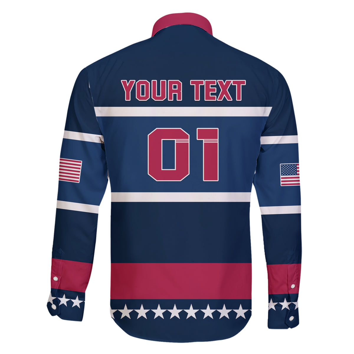 USA Hockey 2024 Family Matching Short Sleeve Bodycon Dress and Hawaiian Shirt Go Team USA - Wonder Print Shop