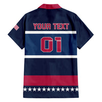 USA Hockey 2024 Family Matching Summer Maxi Dress and Hawaiian Shirt Go Team USA - Wonder Print Shop