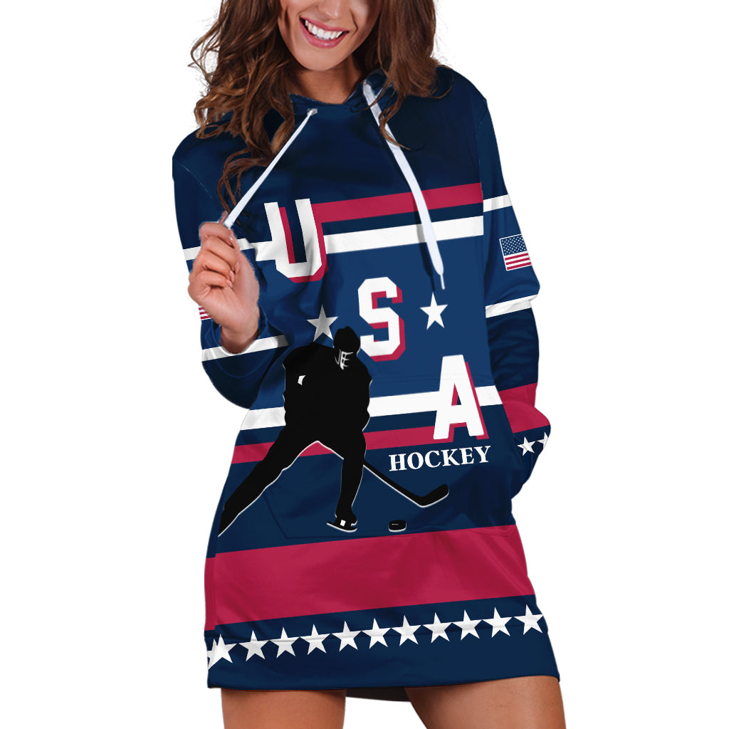 USA Hockey 2024 Hoodie Dress Go Team USA - Wonder Print Shop