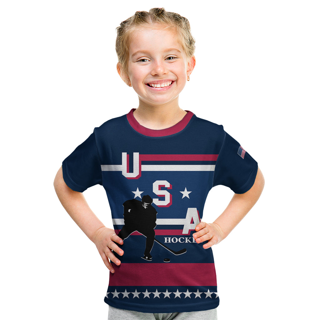USA Hockey 2024 Kid T Shirt Go Team USA - Wonder Print Shop
