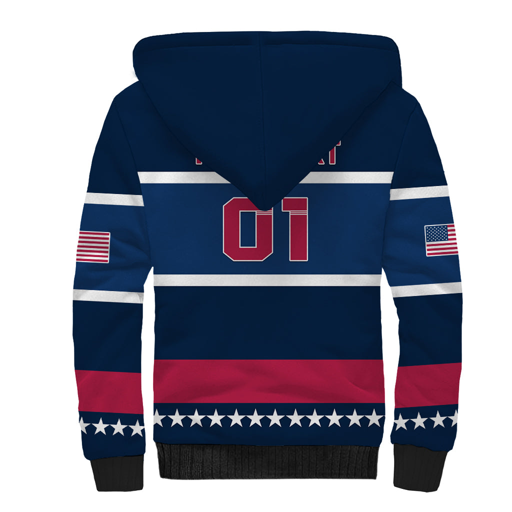 USA Hockey 2024 Sherpa Hoodie Go Team USA - Wonder Print Shop