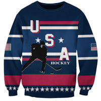 USA Hockey 2024 Sweatshirt Go Team USA - Wonder Print Shop
