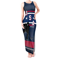 USA Hockey 2024 Tank Maxi Dress Go Team USA - Wonder Print Shop