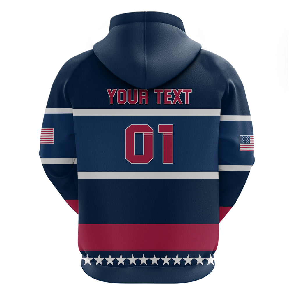 USA Hockey 2024 Zip Hoodie Go Team USA - Wonder Print Shop