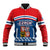 Czech Hockey 2024 Baseball Jacket Come on Czechia - Wonder Print Shop