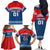 Czech Hockey 2024 Family Matching Off The Shoulder Long Sleeve Dress and Hawaiian Shirt Come on Czechia - Wonder Print Shop