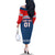Czech Hockey 2024 Family Matching Off The Shoulder Long Sleeve Dress and Hawaiian Shirt Come on Czechia - Wonder Print Shop