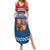 Czech Hockey 2024 Family Matching Summer Maxi Dress and Hawaiian Shirt Come on Czechia - Wonder Print Shop