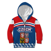 Czech Hockey 2024 Kid Hoodie Come on Czechia - Wonder Print Shop