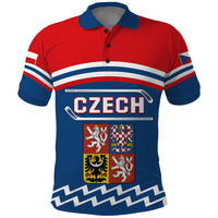 Czech Hockey 2024 Polo Shirt Come on Czechia - Wonder Print Shop
