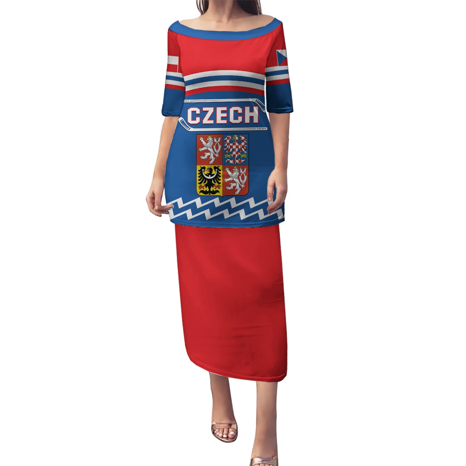 Czech Hockey 2024 Puletasi Come on Czechia - Wonder Print Shop