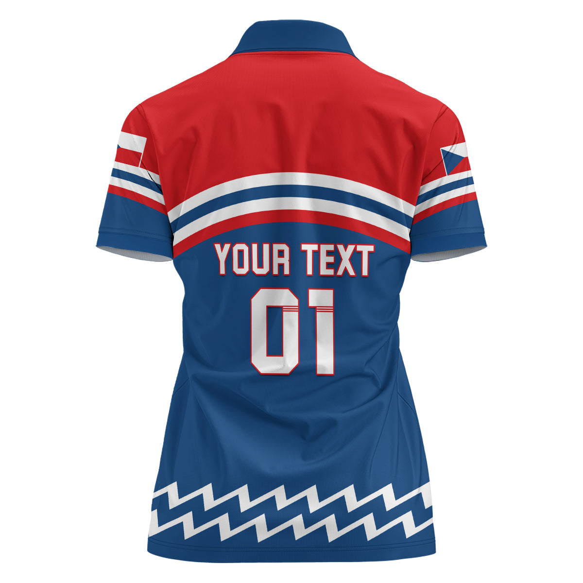 Czech Hockey 2024 Women Polo Shirt Come on Czechia - Wonder Print Shop