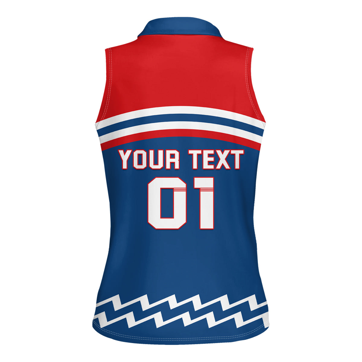 Czech Hockey 2024 Women Sleeveless Polo Shirt Come on Czechia - Wonder Print Shop