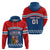 Czech Hockey 2024 Zip Hoodie Come on Czechia - Wonder Print Shop