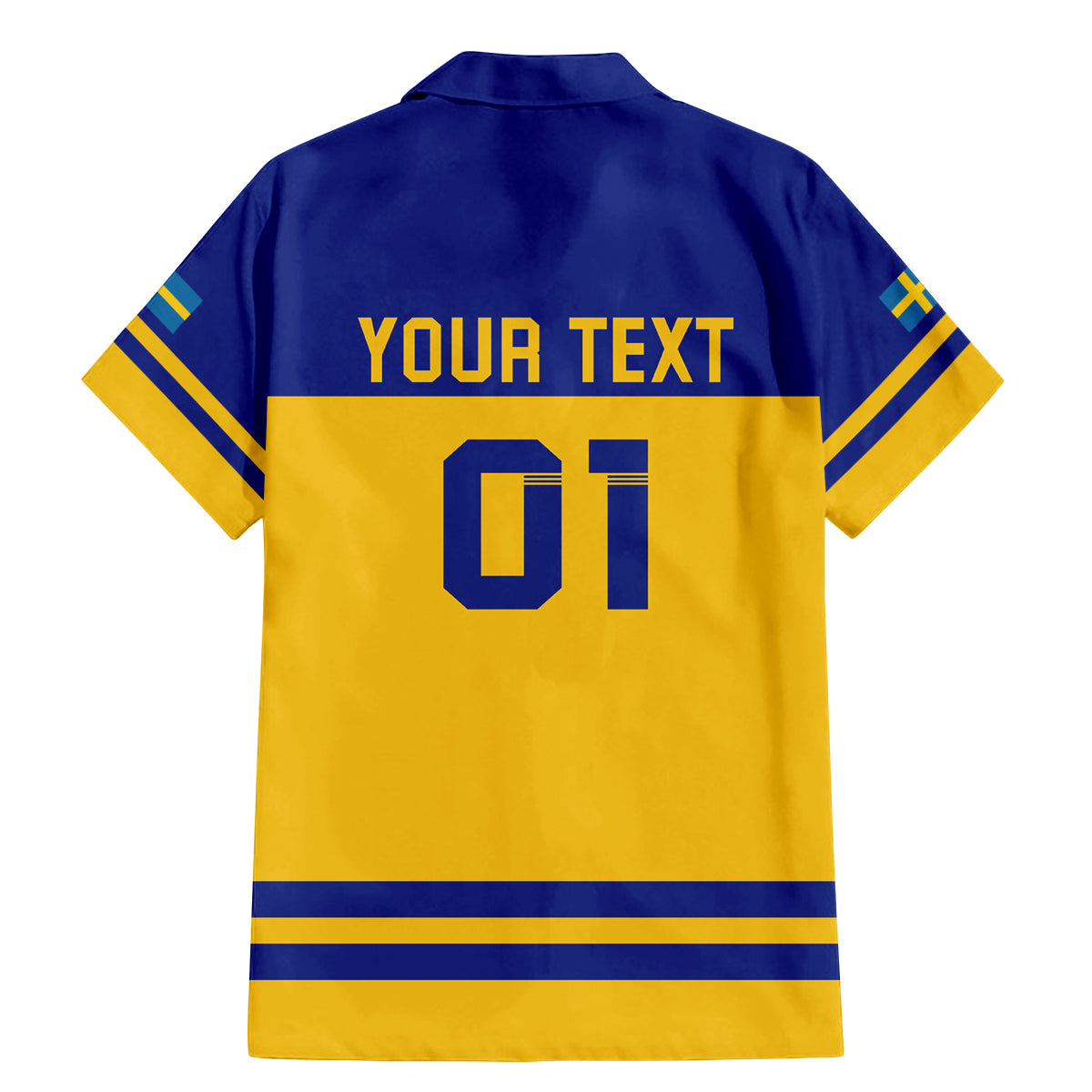 Sweden Hockey 2024 Family Matching Mermaid Dress and Hawaiian Shirt Tre Kronor Come on - Wonder Print Shop