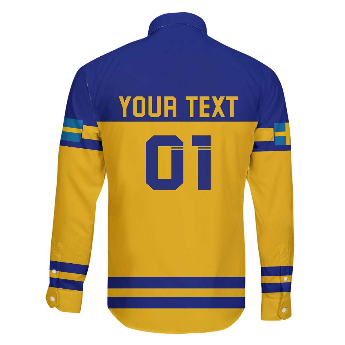 Sweden Hockey 2024 Family Matching Summer Maxi Dress and Hawaiian Shirt Tre Kronor Come on - Wonder Print Shop