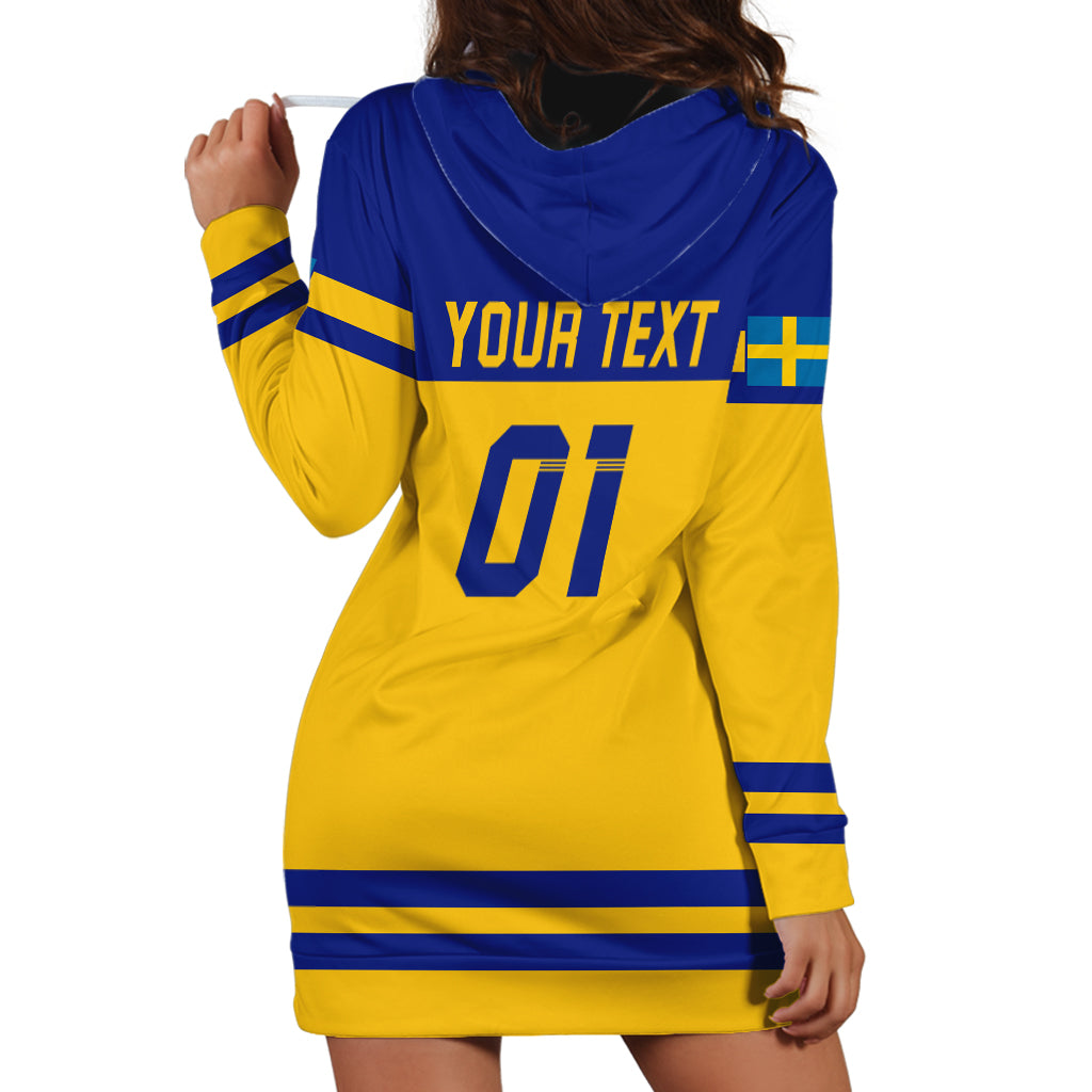 Sweden Hockey 2024 Hoodie Dress Tre Kronor Come on - Wonder Print Shop