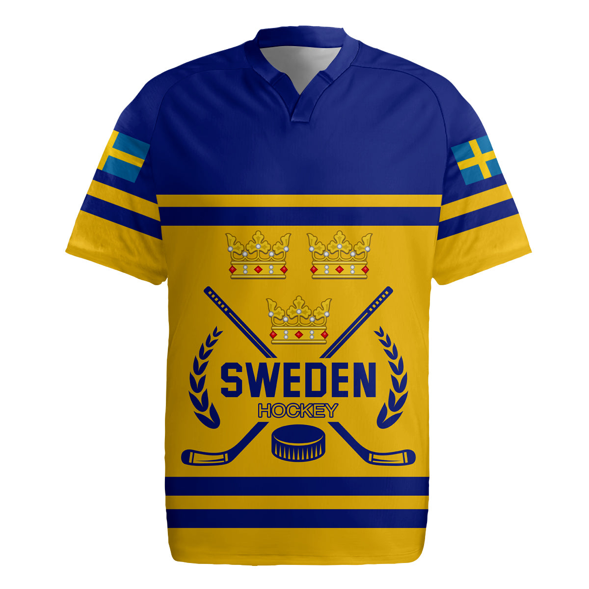 Sweden Hockey 2024 Rugby Jersey Tre Kronor Come on - Wonder Print Shop
