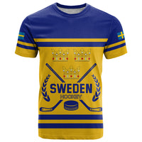 Sweden Hockey 2024 T Shirt Tre Kronor Come on - Wonder Print Shop